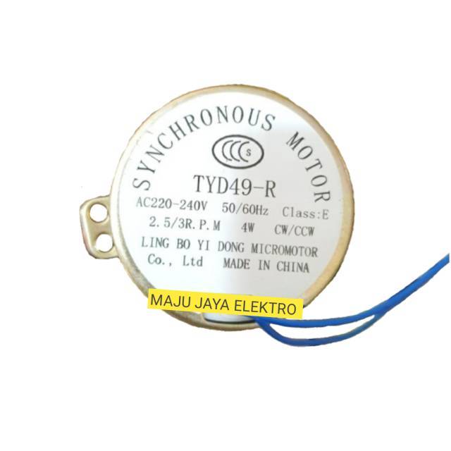 DINAMO MOTOR SYNCHRONOUS MOTOR KIPAS ANGIN ROTARY  SWING 2,5-3 rpm