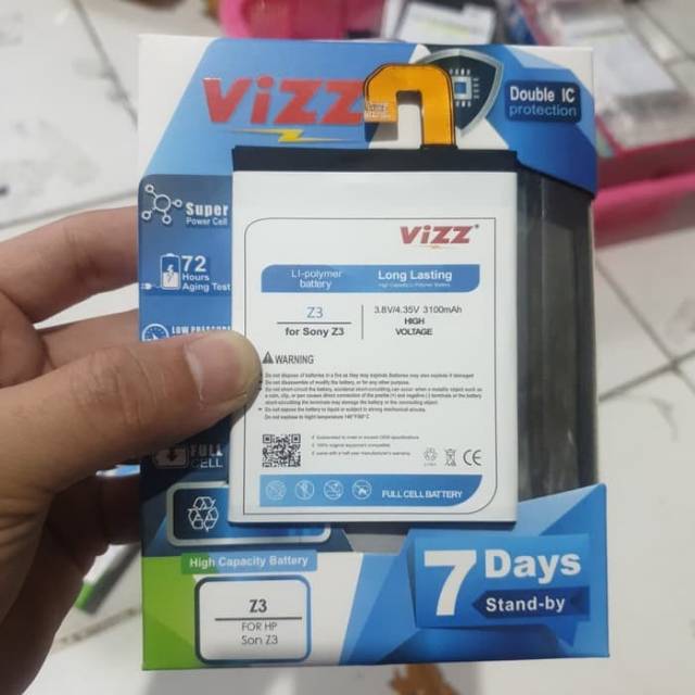 Baterai Sony Z3 Big Xperia Z3 Big Docomo Original Double Power Vizz Shopee Indonesia