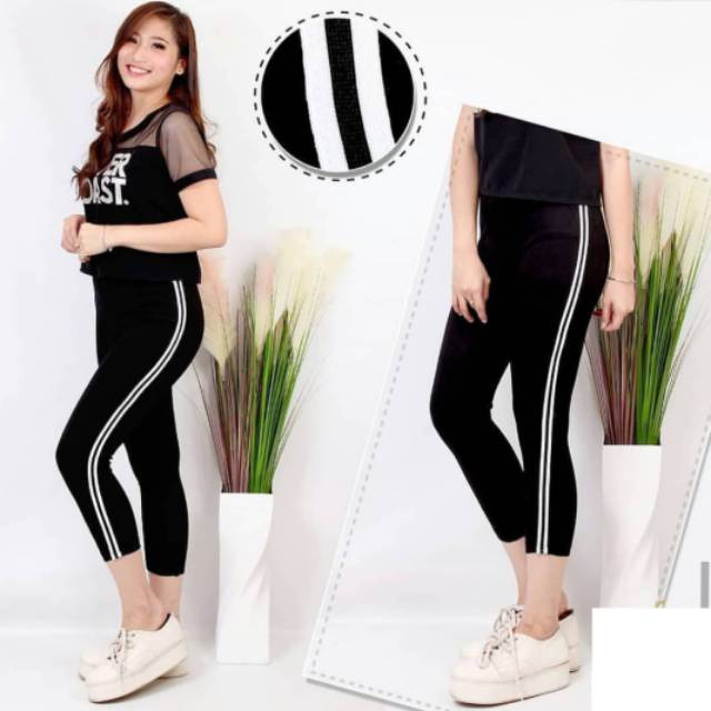 Celana Legging 7per8 List Import Legging Import 788