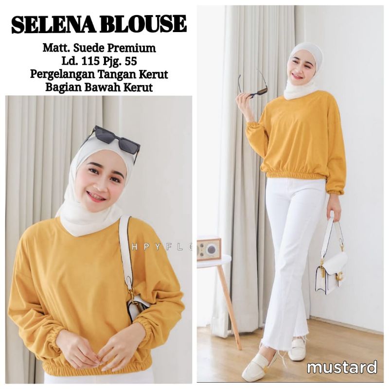 SELENA BLOUSE WANITA TERBARU