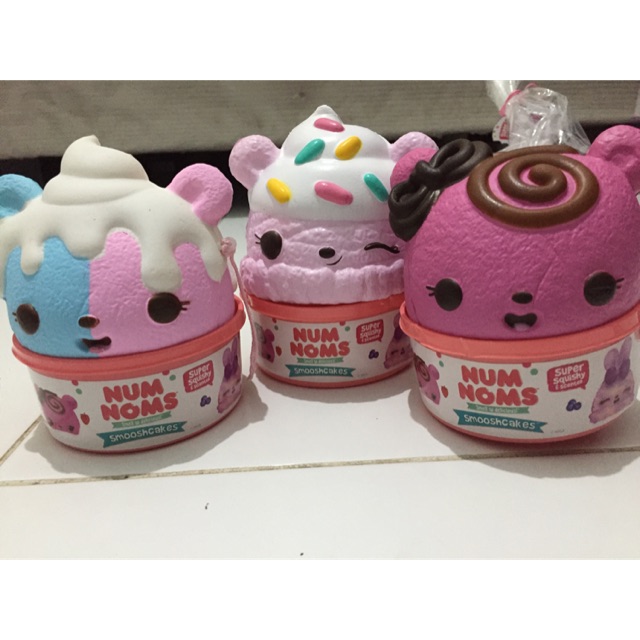 Squishy numnoms num noms doll lisenced rare original soft slow squishies ice cream cotton candy