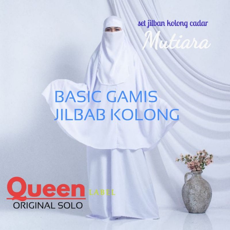 GAMIS JILBAB SWING SWING KOLONG // MUTIARA SET CADAR