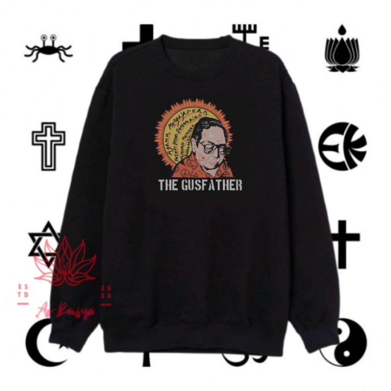crewneck pluralisme/Sweater pluralisme/Crrewneck gusdur/sweater gusdur/crewenck abdurahmahman wahid/