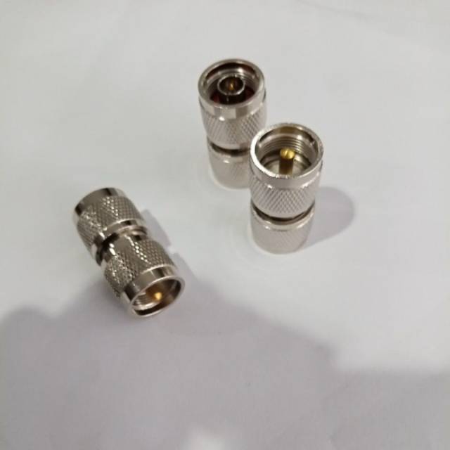 Konektor N male to PL male, sambungan HT PL259 I connector I conector baofeng weierwei pofung berlin