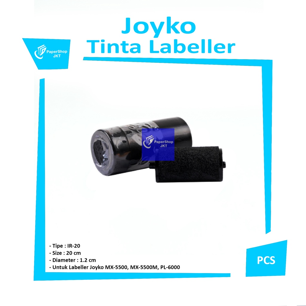 

JOYKO - Ink Roller 20mm for 1 Line Labeller MX-5500 - Pcs