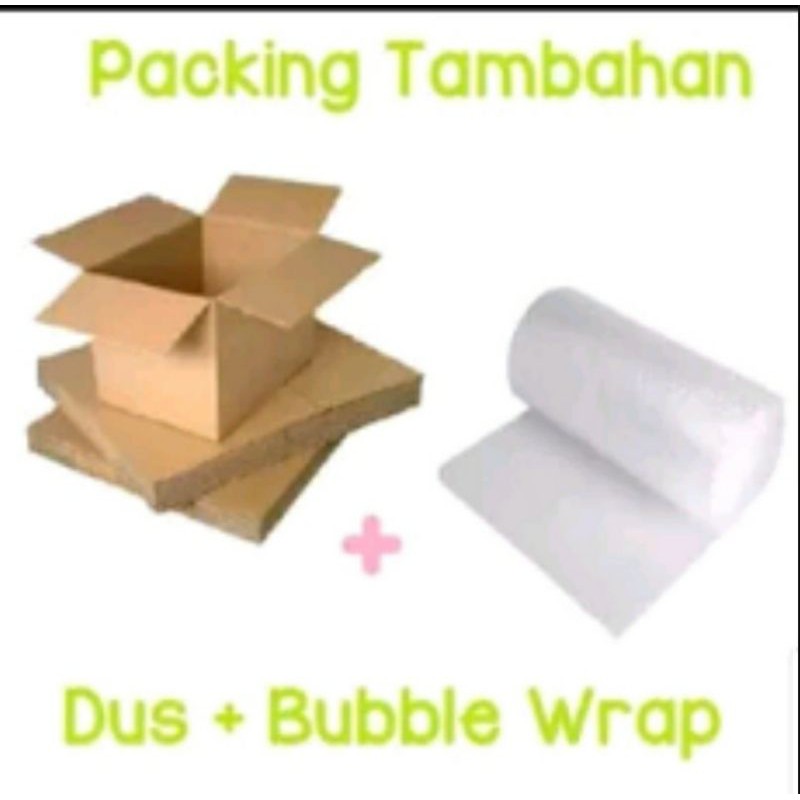 

Kardus Packingan Tambahan Dus Plus Bubble Wrap