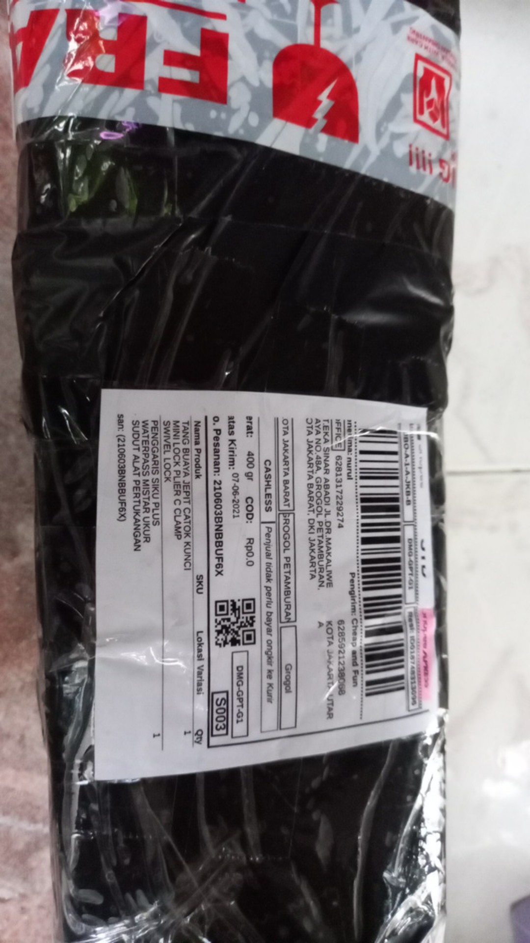 Tang Buaya Jepit Catok Kunci Mini Lock Plier C Clamp Swivel Lock