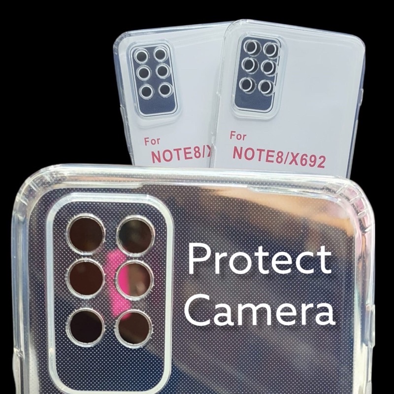 INFINIX NOTE 8 / ZERO 8 Soft Case Clear Bening Transparan Protect Camera / Jelly Case Bening Lindung
