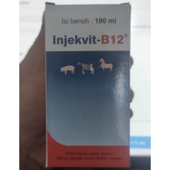 INJEKVIT B12 Vitamin b12 100ml Medion - Vitamin B12 untuk hewan ternak sapi kambing kuda domba kerbau babi