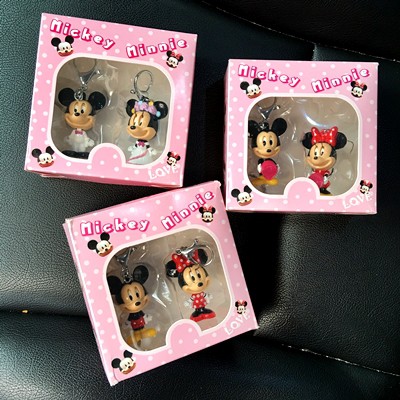 Gantungan Kunci Keychain Disney Mickey Minnie Mouse Couple Magnet Series