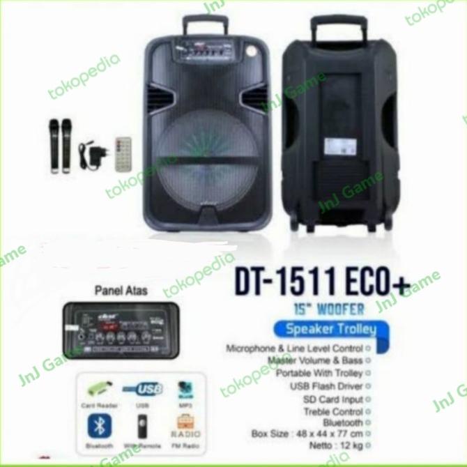 Speaker Bluetooth Dat 1511 Eco + Aloyyshop