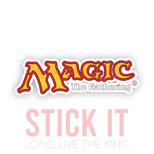 

Stiker sablon setrika DTF kaos baju sticker vinyl magic the gathering gamer 80