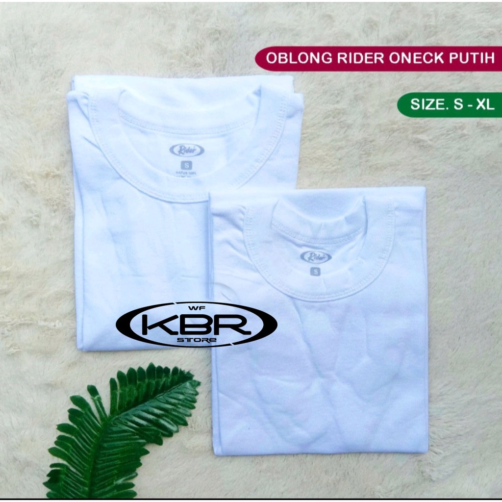 OBLONG RIDER O-Neck / oblong dalam pria / baju dalaman kerja pria / wf store