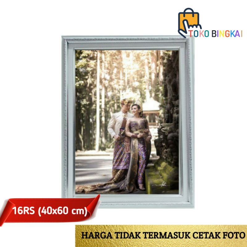 Bingkai Foto Wedding Prewedding Frame Foto 40x60 cm 16RS Pigura Foto Wedding