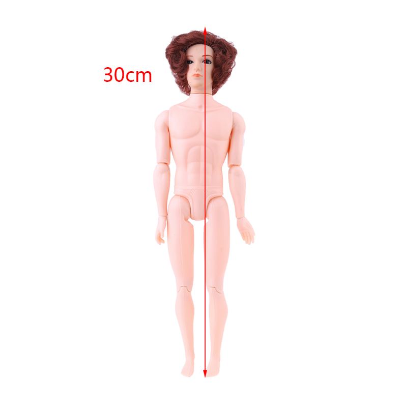 Mary 30cm 12 Moveable Jointed Nude Untuk Boneka Untuk Tubuh Boneka Rambut Coklat Untuk Ken B