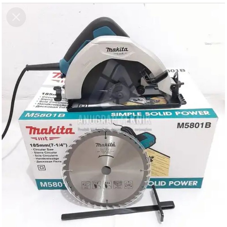 Circularsaw makita mt5801b 7inch/mesin belah makita mt5801b (PENGGANTI MAKTEC  MT583)