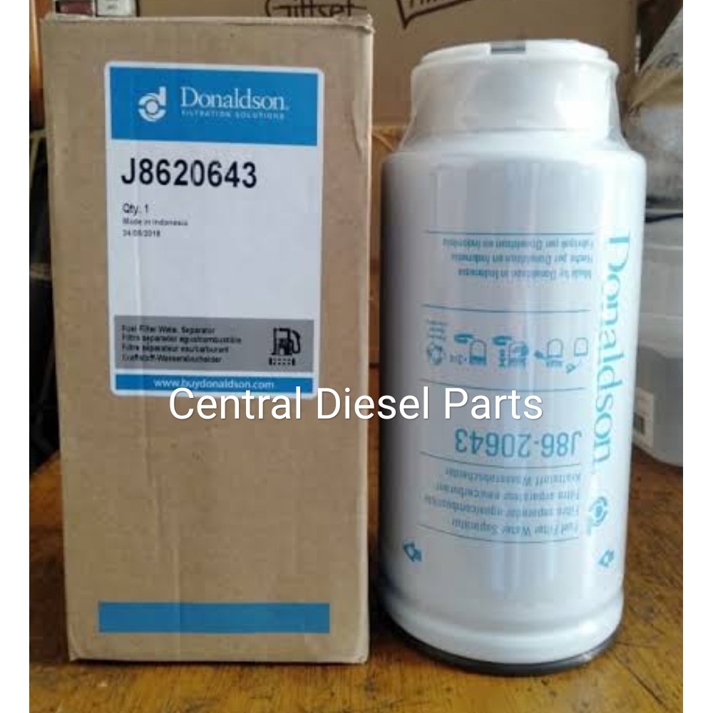 Filter Solar / Fuel Filter Water Separator J8620643 Donaldson