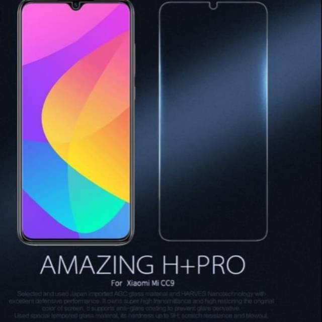 tempered glass nillkin explosion h+ Hplus pro Xiaomi Mi9 lite