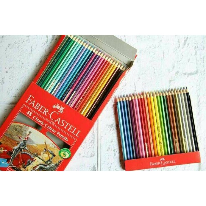 

Pensil warna classic colour 48 warna Faber castell