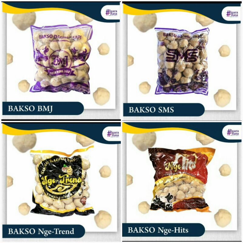 

BASO PAKET HEMAT 4 KEMASAN isi 50 butir (BMJ + SMS URAT + NGETREND PREMIUM + NGEHITS PDEMIUM)