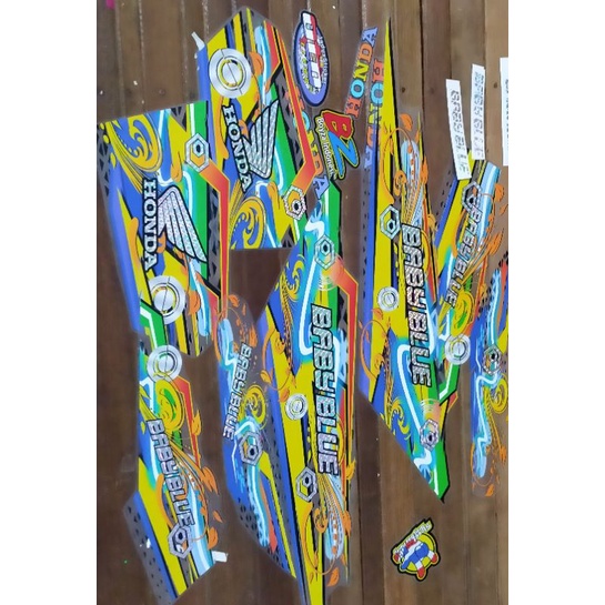 striping vario 125 150 led transparan hologram thailok