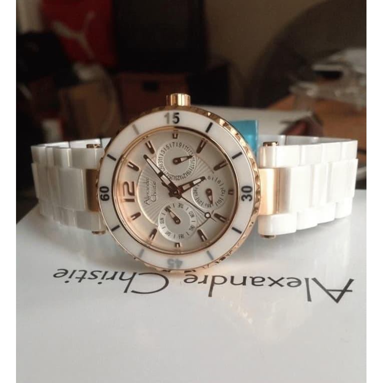 Alexandre Christie 6149Bf White Rosegold Diskon