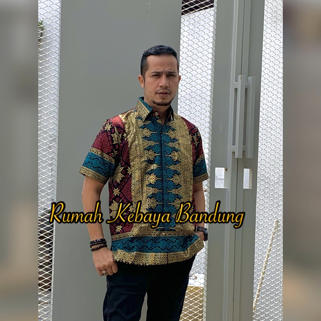 KEMEJA COUPLE MALIKA SET (UNTUK ORDER CEWEK DI FOOT LAIN YA)BATIK JUPRI BATIK SONGKET