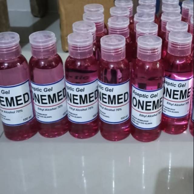 Aseptic/aseptik/hand sanitizer gel onemed