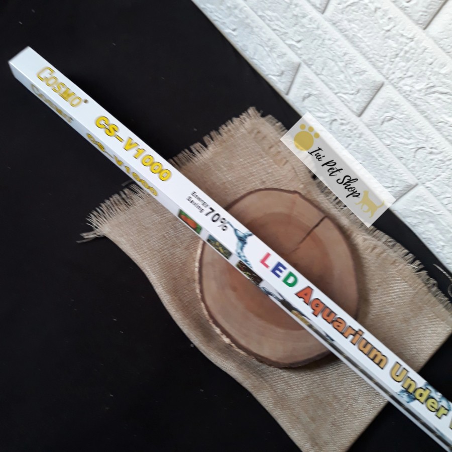 COSMO CSV 1000 LAMPU LED AQUARIUM 100CM COSMO CS V1000 WARNA PUTIH