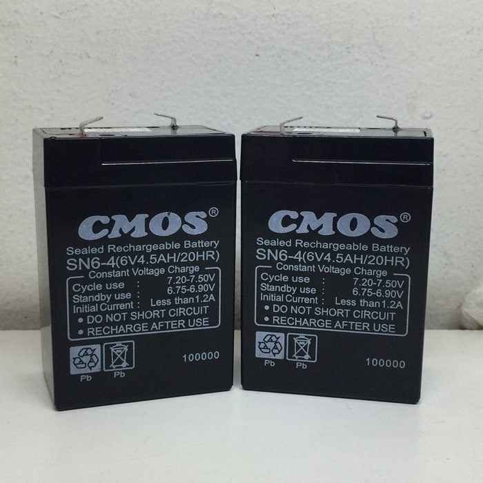 Cmos Aki Accu Baterai kering 6v volt GARANSI RESMI