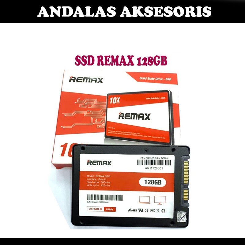 SSD 128Gb REMAX SATA Internal laptop PC