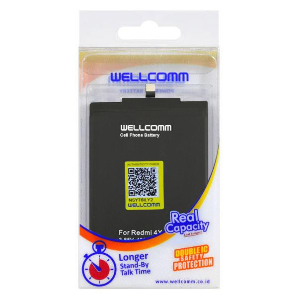 BATRE BATERAI HP XIAOMI REDMI 4X 3 3S BM47 WELLCOMM DOUBLE IC ORIGINAL (BELI 2 LEBIH MURAH)