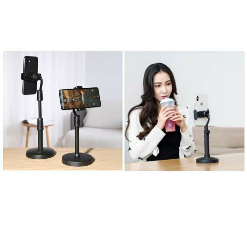 PO88 Phone Holder Stand Meja HD25 Folding Desktop Support Table Standing Berdiri