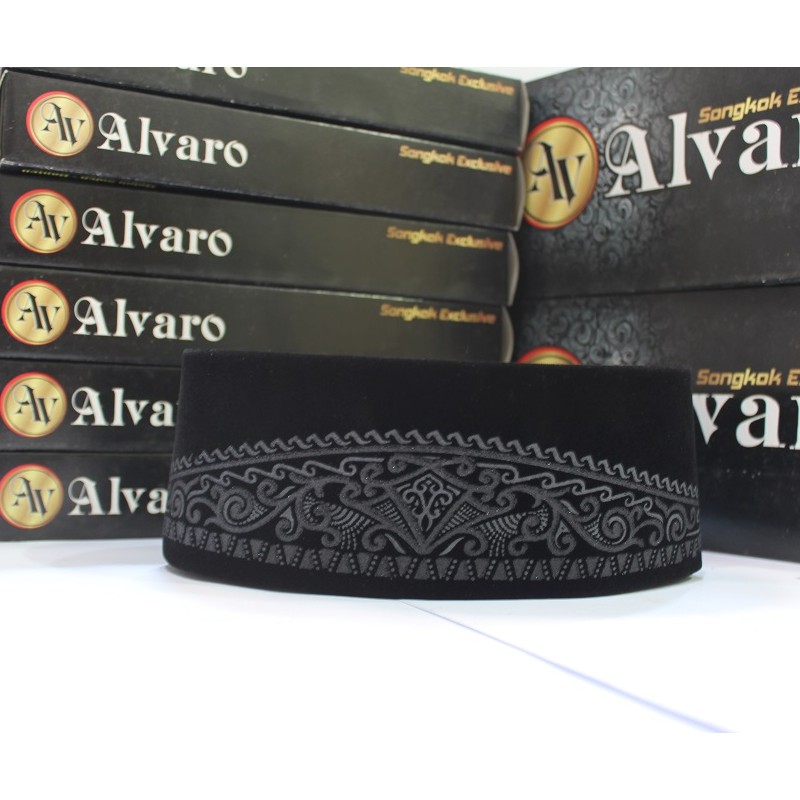 Peci Hitam Motif Peci Motif Batik Hitam Songkok Hitam Motif Peci Motif Batik Lukis Songkok Peci