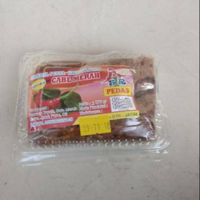 

Sambel pecel asli madiun rasa sedang dan pedas 200 gram