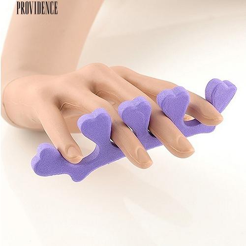 [Bayar Di Tempat] 10 Pcs Lembut Toe Separator Spons Busa Jari Nail Art Salon Pedicure Manicure Alat