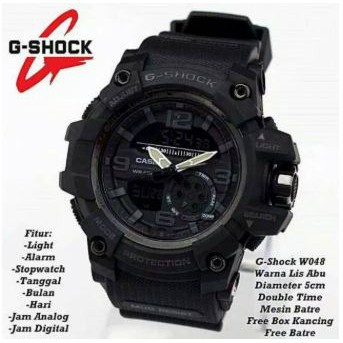 TAHAN AIR JAM TANGAN PRIA CASIO G-SHOCK DUAL-TIME GG-1000 GK001 G-SHOCK