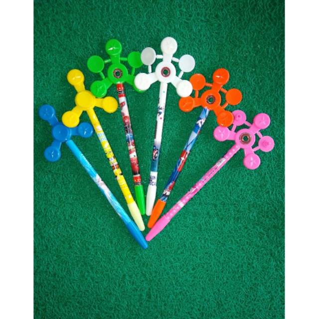 

Pulpen gel spiner keren isi 12 pcs