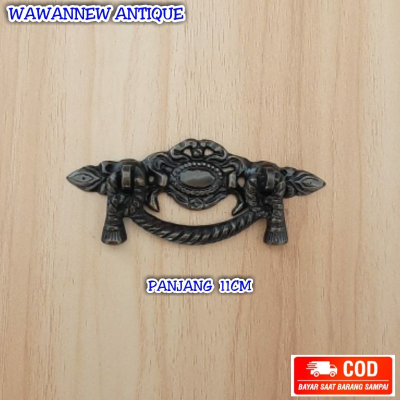 Handle / Tarikan Laci Gagang Lemari Jendela Pintu Rumah Kuningan Kitchen Set 11cm