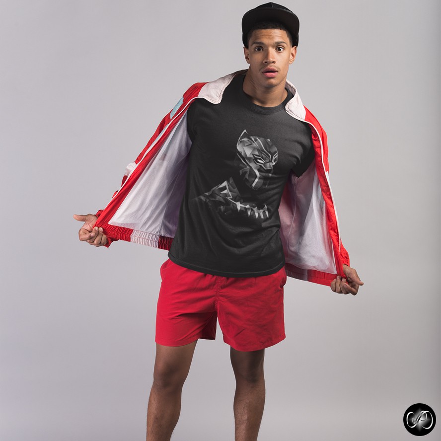 Kaos Baju Custom Karakter Superhero Marvel IMPORT Wakanda Tchalla - Black Panther 10