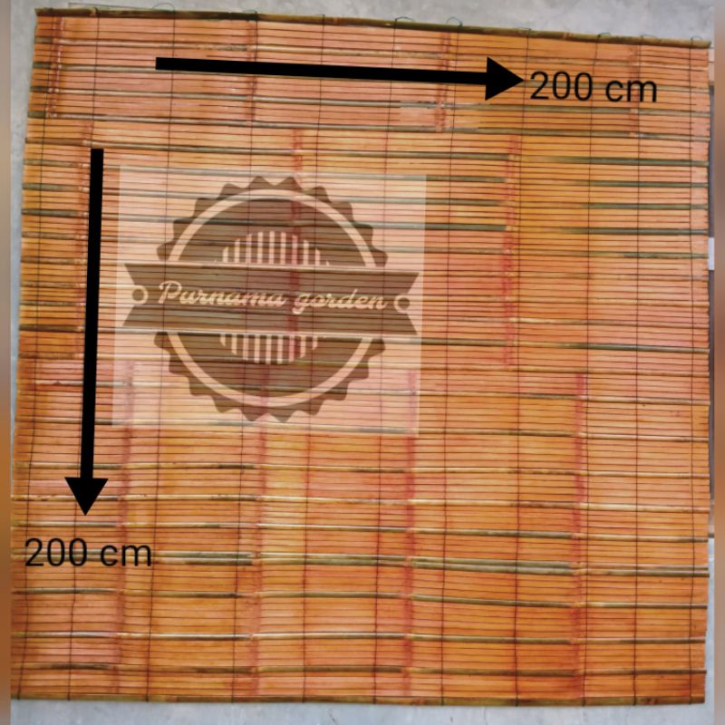 tirai bambu 2x2/tirai bambu termurah/tirai ati bambu/tirai depan rumah/tirai outdoor/tirai gulung/ti