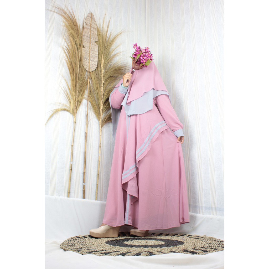 gamis CERUTY SET CLARESTA ceruty undak swarna WANITA muslim muslimah jumbo xl