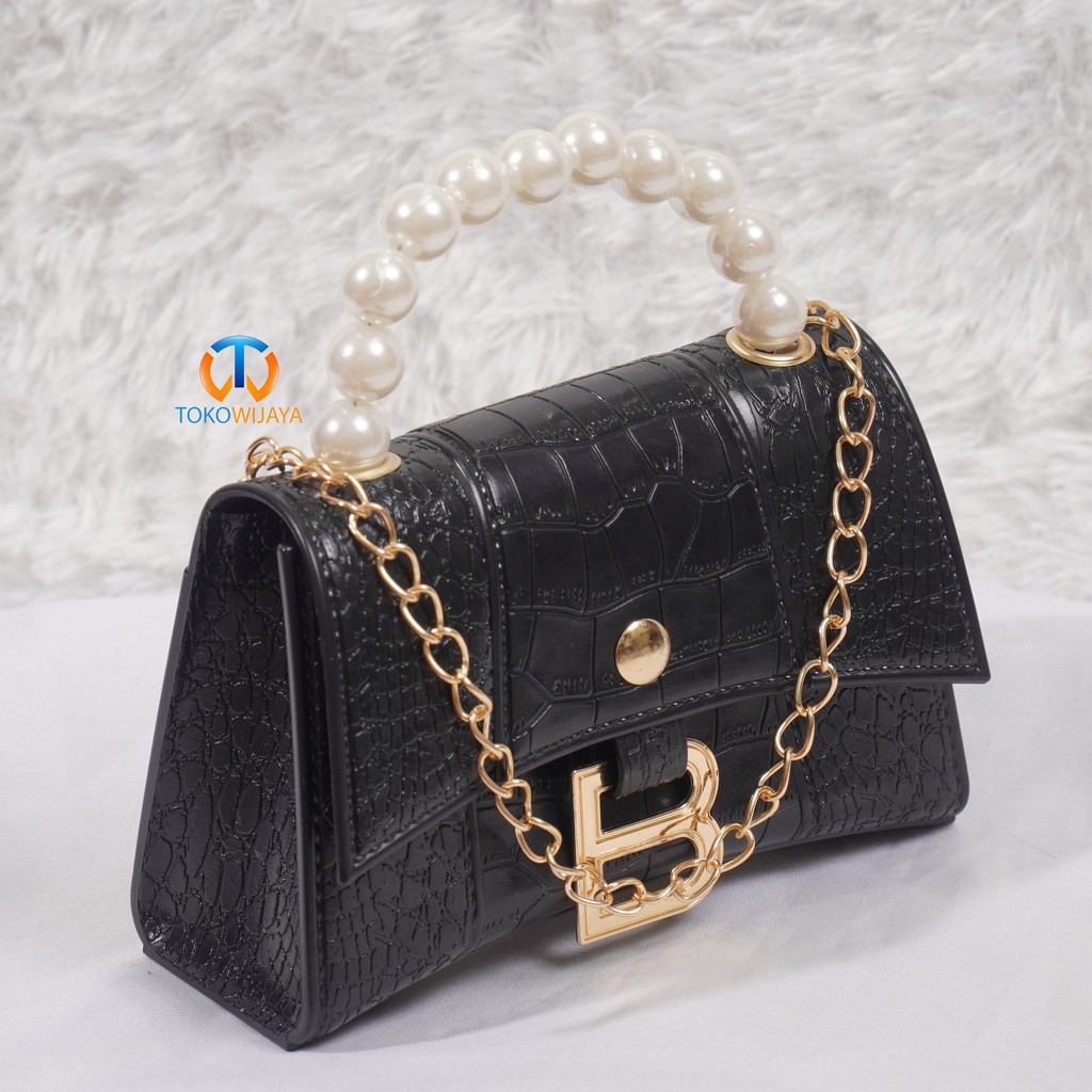 Tas Jelly Glossy Mutiara Balen Pearl | Tas Jelly Mini Glossy Mutiara