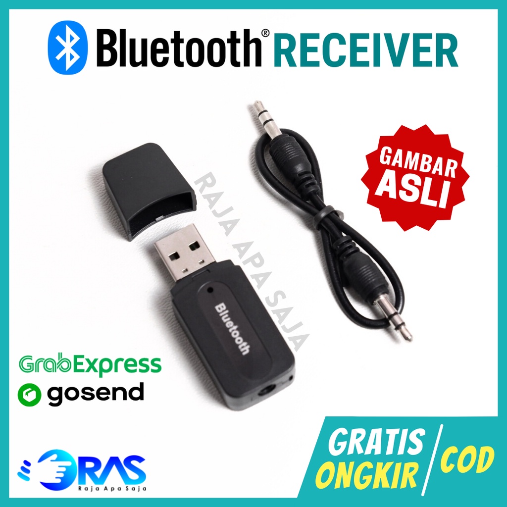 USB Bluetooth Receiver Audio Mobil - USB Dongle Reciver Resiver Blutut Bloototh Bluetoth Penangkap Sinyal Speaker Spiker Sepeker Sepiker Salon Aktif Aktip Blutooth Flashdisk Bluetooth CK-02