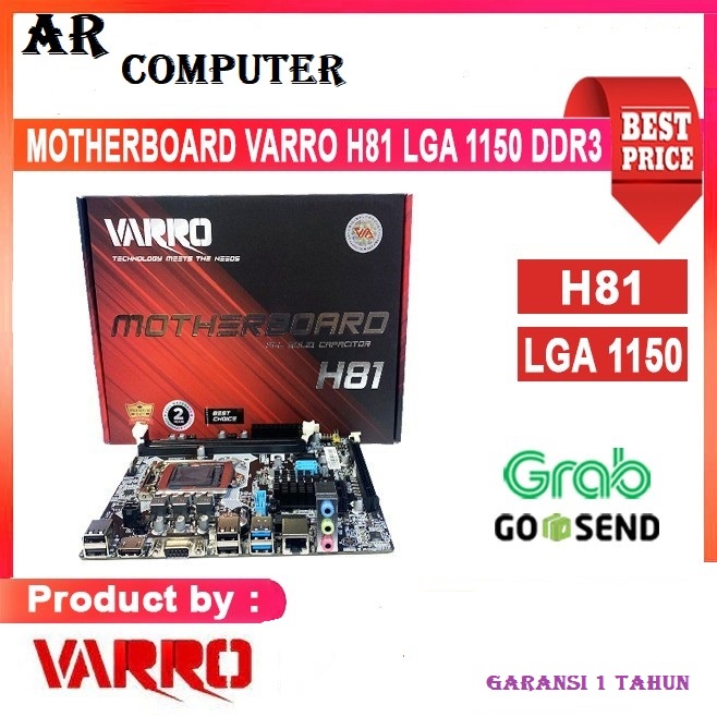 MOTHERBOARD VARRO H81 SOKET 1150