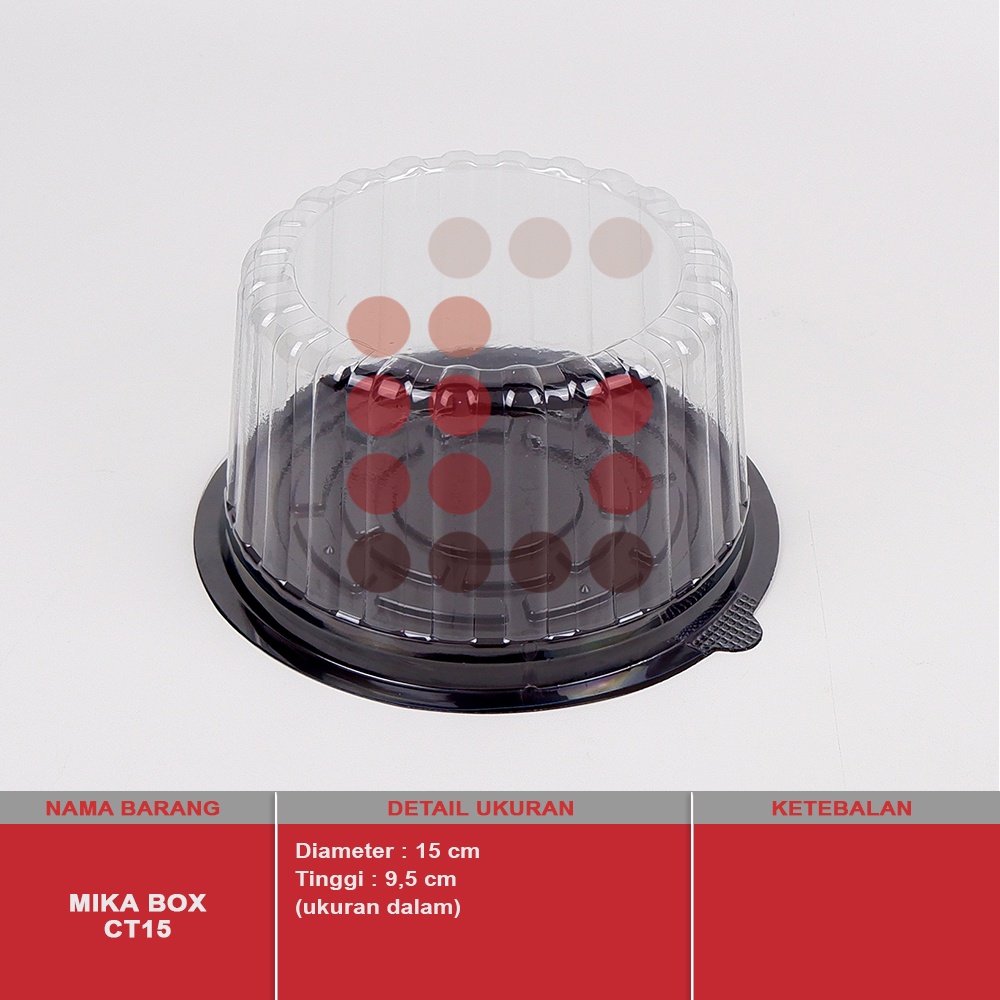 MIKA BOX BOLU / KUE TART CT10 &amp; CT15