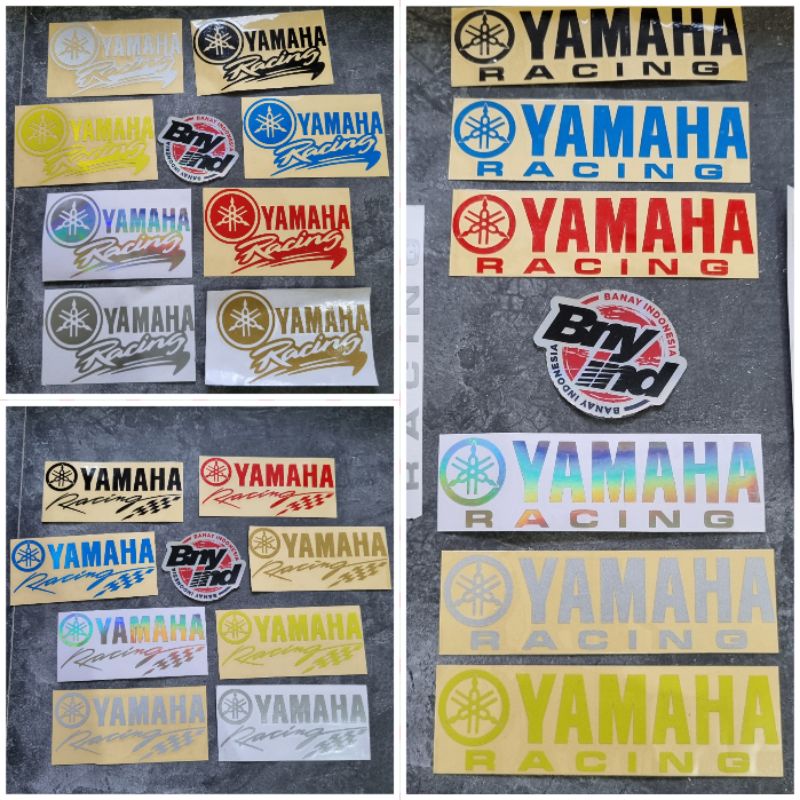 STICKER STIKER YAMAHA RACING CUTTING