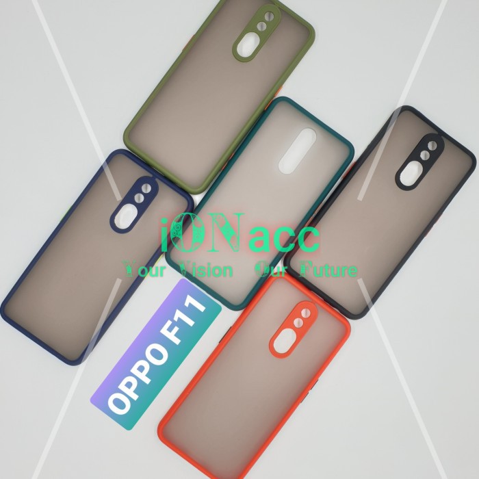 MY CHOICE CASE OPPO F11 - HARDCASE DOVE TPU MACARON COLOUR