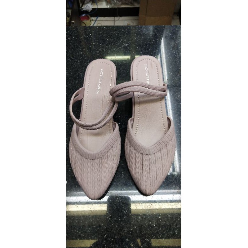 Sandal Jelly tali Wedges F816 Porto Lady-4