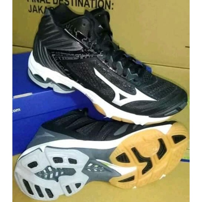 Sepatu Mizuno WLZ 5 MID Original / Sepatu Voli Mizuno Wlz 5 Mid